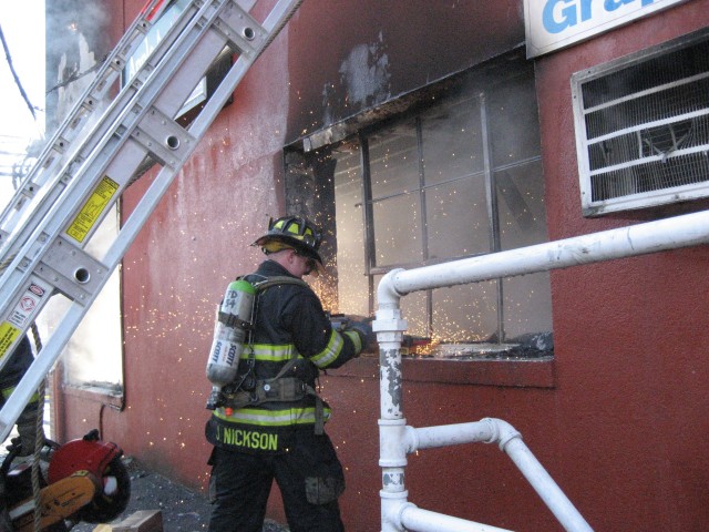 12/8/08 MKFD Structure Fire Lexington Ave
FF Nickson